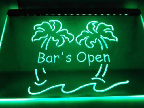 Bar est ouvert palmier pub - le,