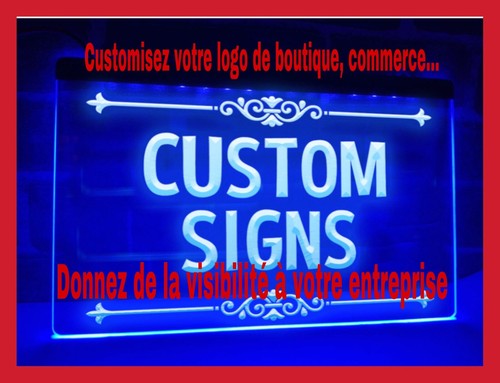 Panneau personnalisé lumineux - panneau,