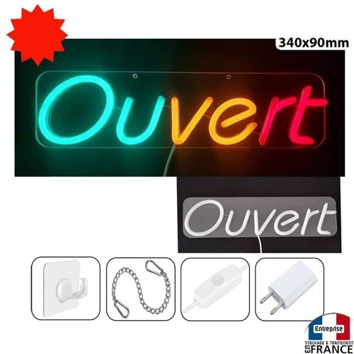 Panneau enseigne lumineuse