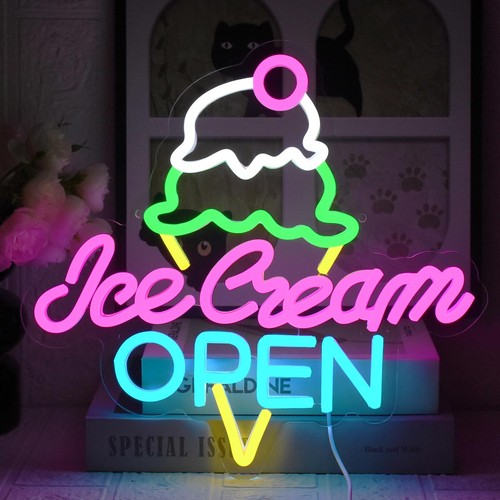Ice cream open - cream, enseigne
