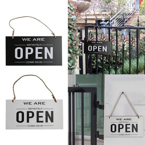 Enseigne commerciale ouverte